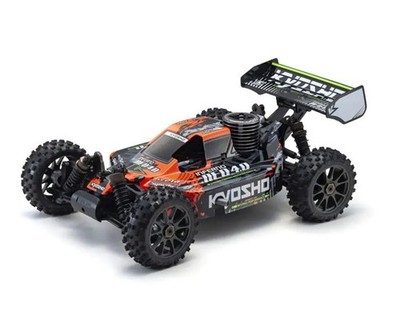 u*f様 1/8RC Car Chassis Nitro Engine 4WD京 Kyosho Inferno NEO 4.0 1/8 RTR Off Road Nitro Buggy (Red
