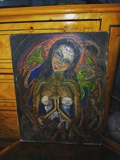 1958 Signed Zita Myers Original Canvas Oil Painting