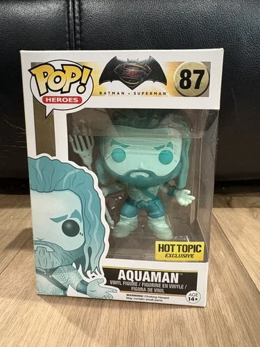 Funko Pop! Vinyl: DC Universe - Aquaman - (Blue) - Hot Topic (Exclusive) #87