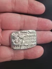 1 oz .999 Fine Silver Monarch Precious Metals Hand Poured Crown Bar MPM Bullion