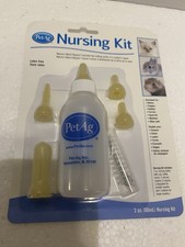 PetAg Nursing Kit 2 oz Bottle w/ Multiple Nipples