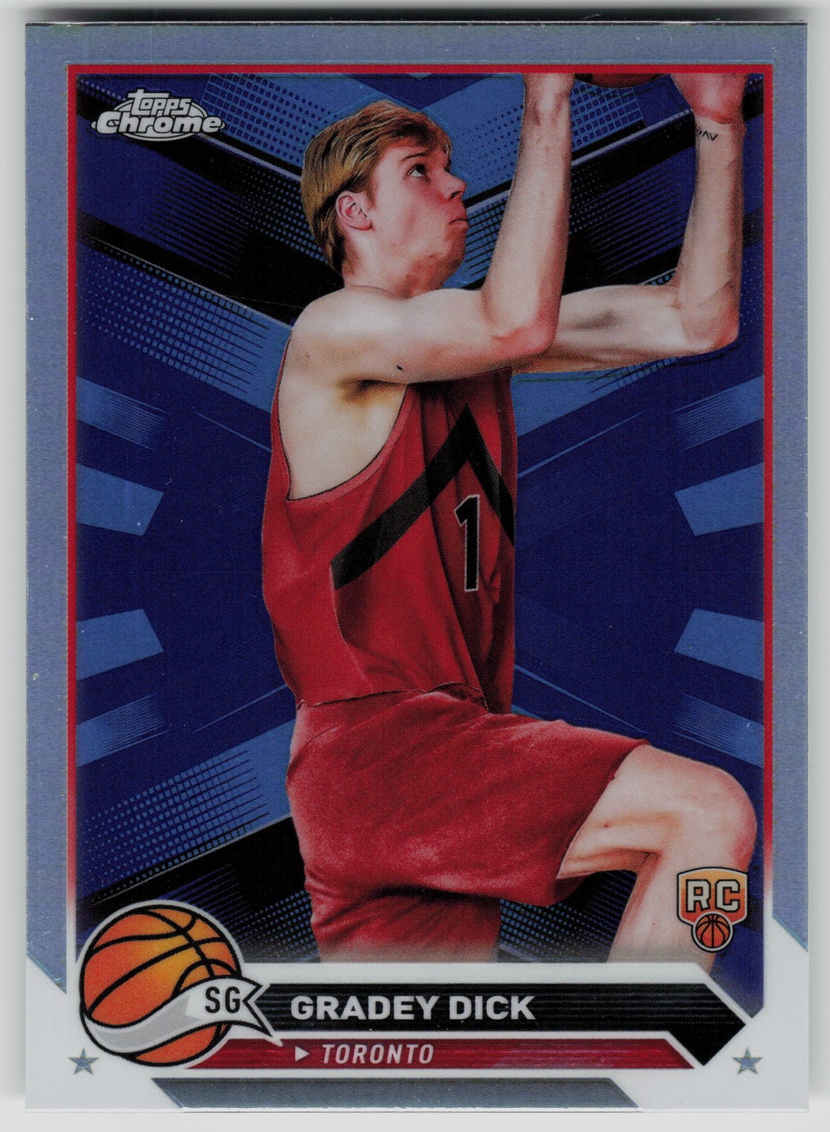 2023-24 Topps Chrome #169 Gradey Dick Prism Refractors
