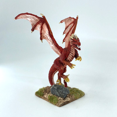 Drache - passend für D&D - klassische Metall Miniatur bemalt