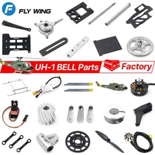 Fly Wing UH-1 BELL RC Helicopter Parts Original Tail Blade Main Motor Servo ESC
