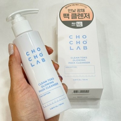 CHOCHO s LAB Clean Toks Glowing Pack Cleanser 100ml Natural Exfoliating Cleanser