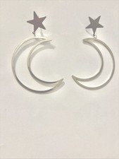 star and moon earrings