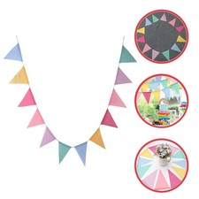 Triangle Drapeau Banderole Drapeaux Colorés Bannière Triangulaire