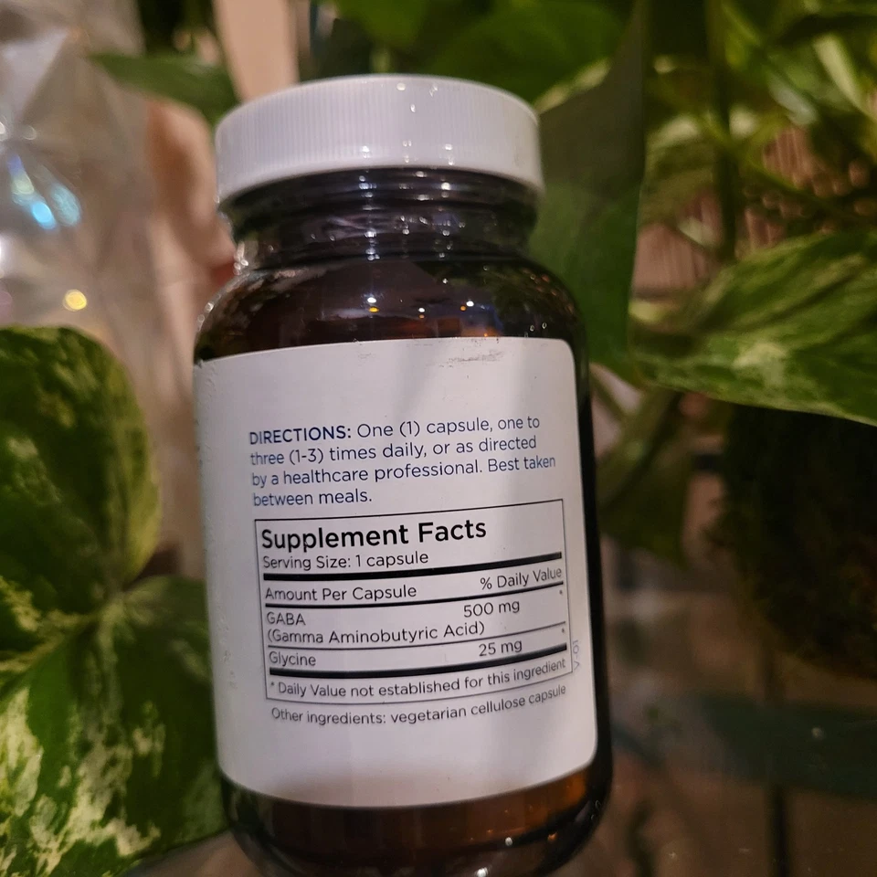 Mantenimiento Metabólico GABA 500mg Calma Estrés Ansiedad Nootrópico 60 Cápsulas Foto 2 de 4