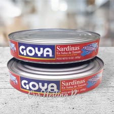 2 Goya Sardines in Tomato Sauce Sardinas En Salsa De Tomate 15oz Each