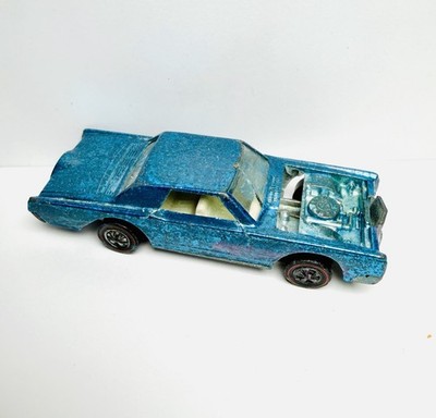 Hot Wheels Redline 1969 Custom Continental US Light Blue Lincoln Mark III Rare