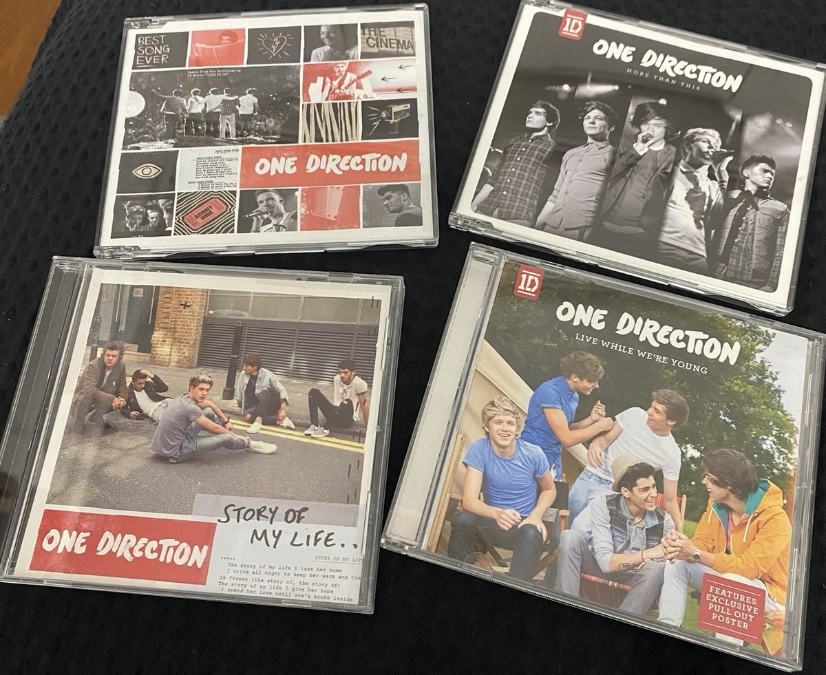 One Direction Signed/Autographed CD & 4 CD Singles *More Than This