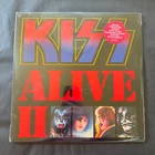 RARE 1977 KISS ALIVE II LP ALBUM 7076-2-11.98 1ST PRESSING w/ RED HYPE SEALED MT