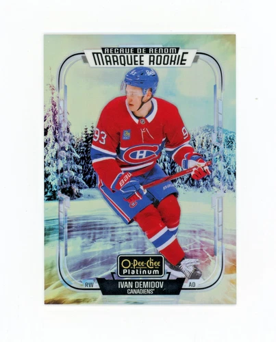IVAN DEMIDOV 2025-26 O-Pee-Chee Platinum Pond Hockey Variant Rc #232 SP