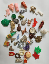 Vintage Lot of 40 Gumball Machine Cracker Jack Charm Prize Toys 1950-70 Trinkets