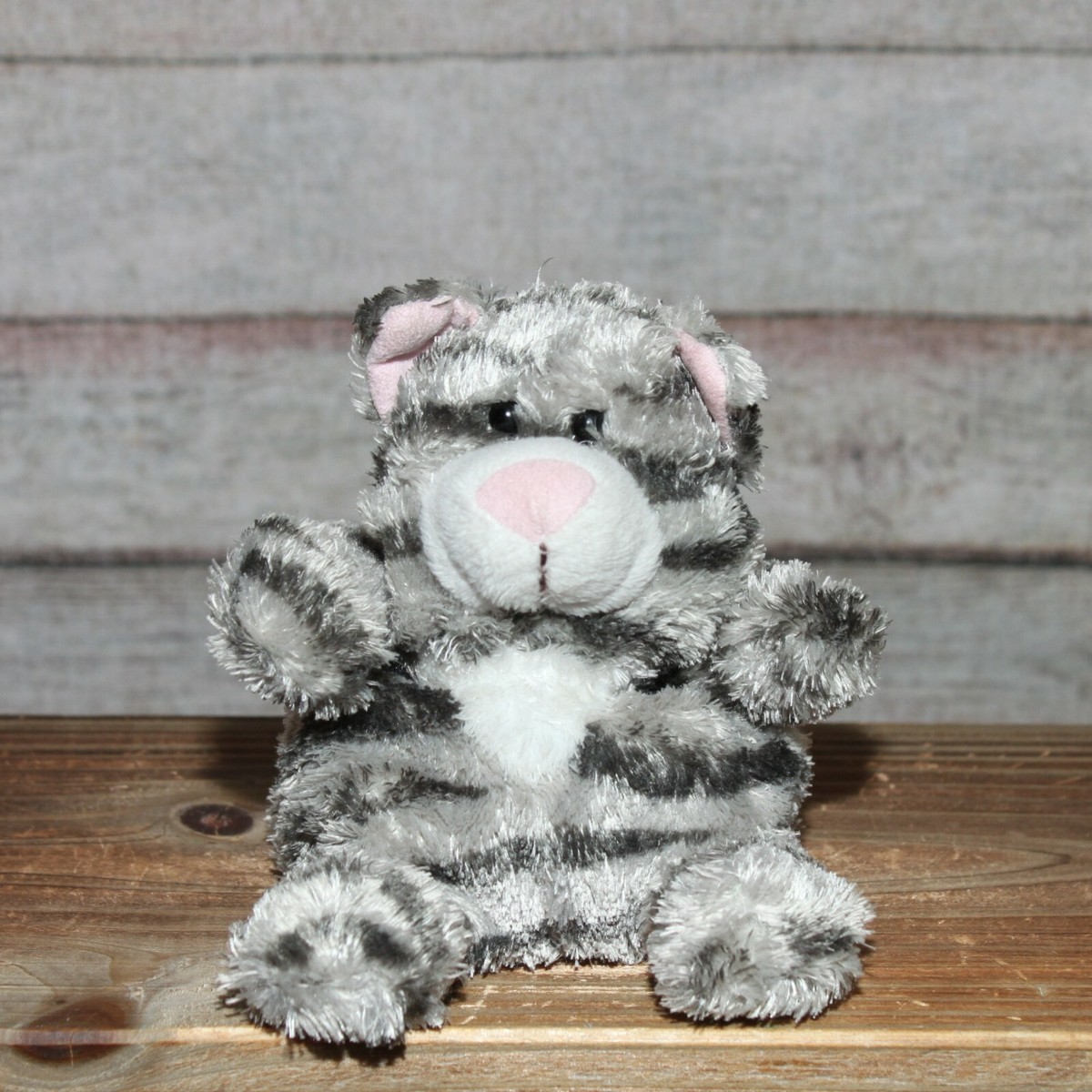 Vtg Russ Berrie Luvvies Jill Grey Striped Tabby Cat Plush Stuffed