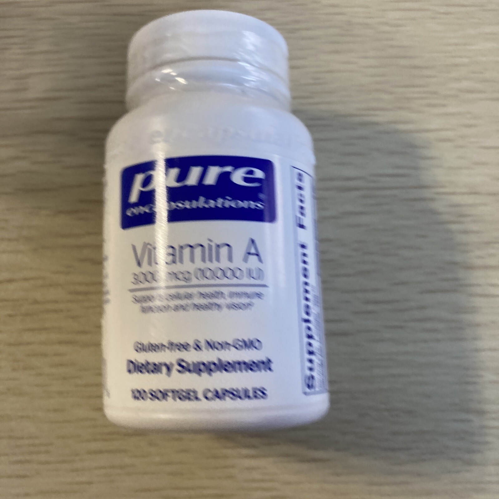 Pure Encapsulations Vitamin A 10,000 IU Cod Liver Oil Immune 120 Ct PLS READ