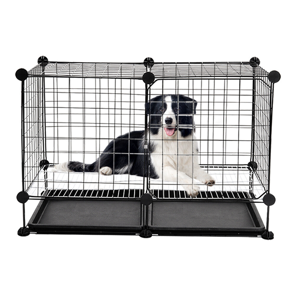 Dog Cage Puppy Training Crate Wire Pet Carrier Small Medium Metal
