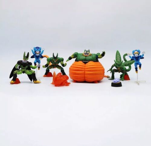 7pcs Dragon Ball Z Cell Figure Set - First Form to Perfect Cell PVC Model Toys