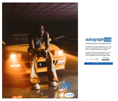 HUNXHO SIGNED LETS GET IT RAPPER 8x10 PHOTO - ACOA COA