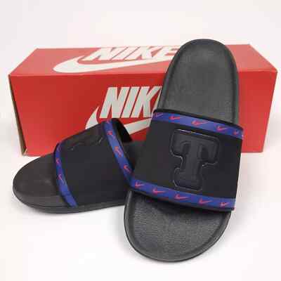 Nike Texas Rangers Mens Offcourt Slide Sandals, MLB Baseball Team Slides Slip-On