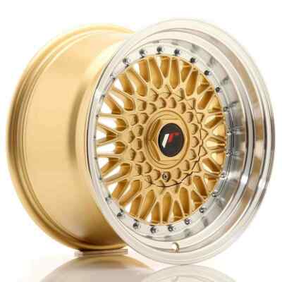 4x Japan Racing JR9 16x9 ET20 4x100/108 Gold 16 Zoll Alufelgen rims RS GUTACHTEN