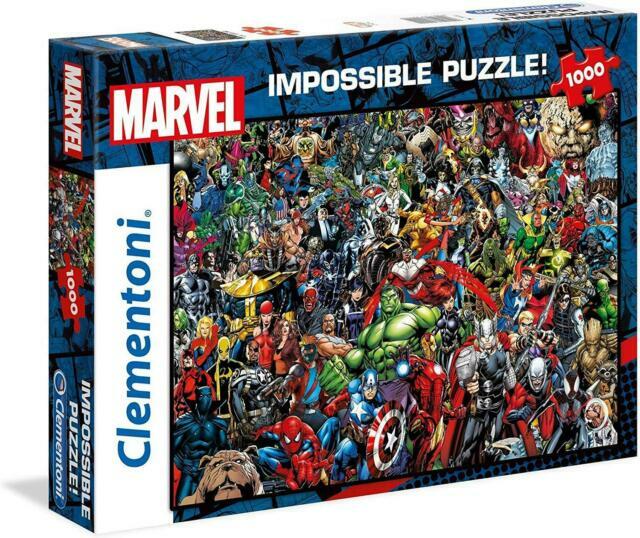 Clementoni Marvel Avengers Jigsaw Puzzle 2×1000pc Marvel Characters Puzzle  BNIB