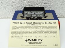 OO GAUGE BACHMANN LTD ED WAGON JOSEPH BLOOMER BRIERLEY HILL SUPER DETAIL 37-100S