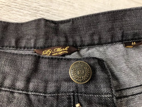 PJ Mark Jean Shorts Faded Black Denim Vintage Y2K 100% Cotton Men 44 (Actual 42) - Picture 17 of 22