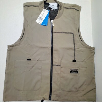 Adidas Originals R.Y.V. Vest Khaki GD9274 Blkout Vest sz S 191980336170 |  eBay