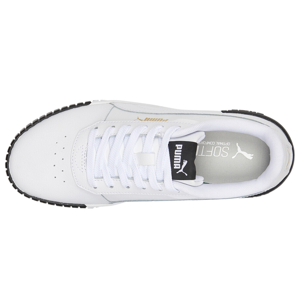 PUMA Carina 2.0 Lace Up Womens White Sneakers Casual Shoes