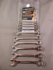 GearWrench 86561 Metric 10 Piece Midget NO SKIP 4-11mm Combination Wrench Set