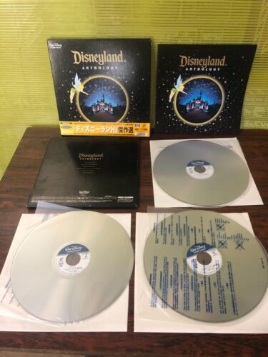 RARE!! The Disneyland Anthology Laserdisc 3-disc (6 sides) Collection ST B610 - Afbeelding 1 van 4