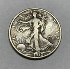 (A) 1918-S WALKING LIBERTY HALF DOLLAR. Sharpe Date/MM Nice 90% Silver.