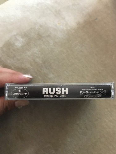 Rush Moving Pictures Poly Gram Records Cassette Ships N 24h - Foto 2 di 5