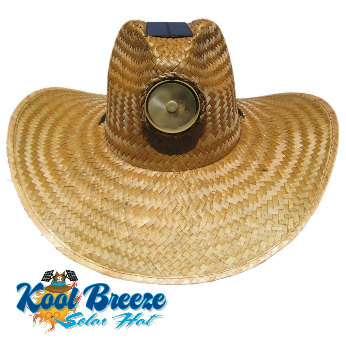 Kool Breeze Solar Men's Cowboy Straw Hat (Band) – Kool Breeze Solar Hats