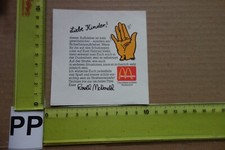 Alter Aufkleber Restaurant Imbiss Grill Burger MC DONALD'S Sicherheit auf... (PB