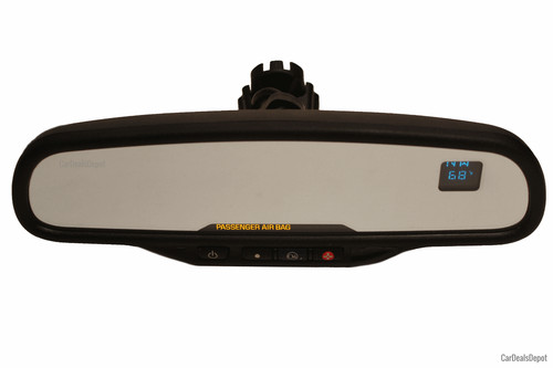 2003-06 Tahoe Yukon Suburban Sierra Avalanche Rear View Mirror Compass Temp OEM