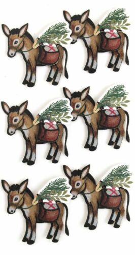 Artoz Artwork 3D-Sticker, Esel, Weihnachten, Winter - Bild 1 von 1