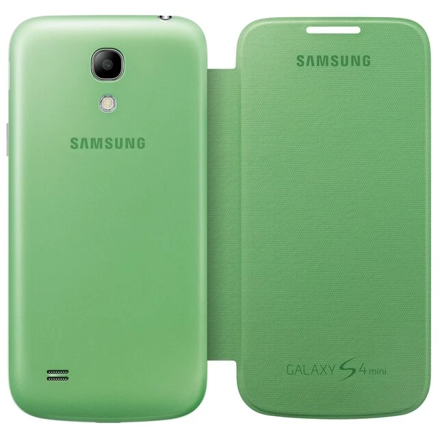 Samsung Custodia Originale Flip Cover Galaxy S4 Mini Green Bulk - Immagine 4 di 4