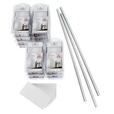 Aspect Peel and Stick Backsplash 3in x 6in Glass Tile (15 sq ft Kit)