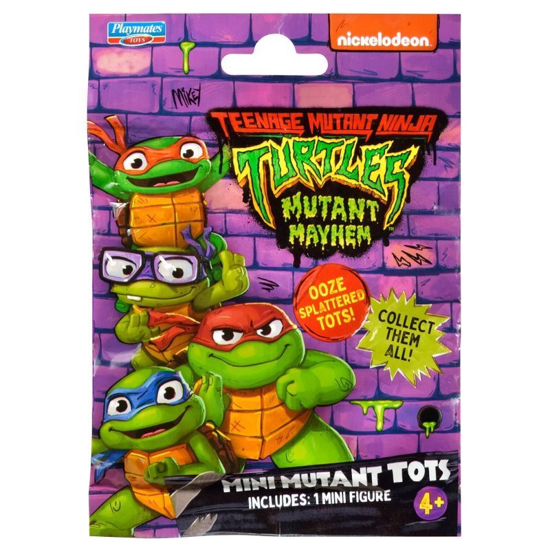 TMNT Teenage Mutant Ninja Turtles Mini Mutant Ooze Splattered Tots