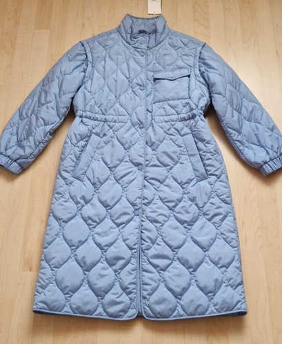 Marc O'Polo Denim Übergangsmantel Steppmantel mit abnehmbaren Ärmel Gr. M/L - Bild 3 von 5