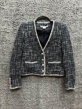 Veronica Beard Bosia Embroidered Single-Breasted Jacket Size 0