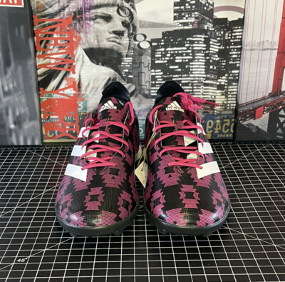 ADIDAS Gamemode Mens Turf Soccer Cleats Shoes Black Pink GY7540