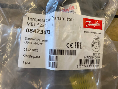 Danfoss MBT 5252 Temperaturmessumformer 084Z3072 - Pt100, 4-20mA, NEU & OVP