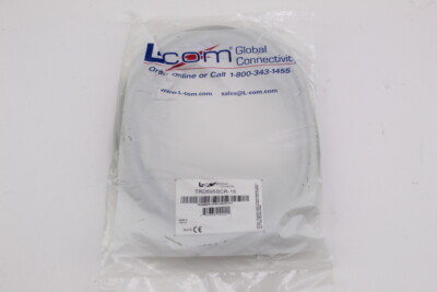 L-Com TRD695SCR-15 Gray Cable New In Bag