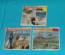 SOUTH DAKOTA VIEW-MASTER REELS packet lot x3 new/sealed Black Hills Badlands
