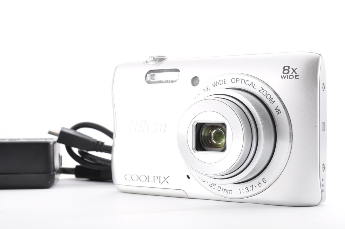Nikon Coolpix S3700 Silver Excellent+5 20.1MP Compact Digital