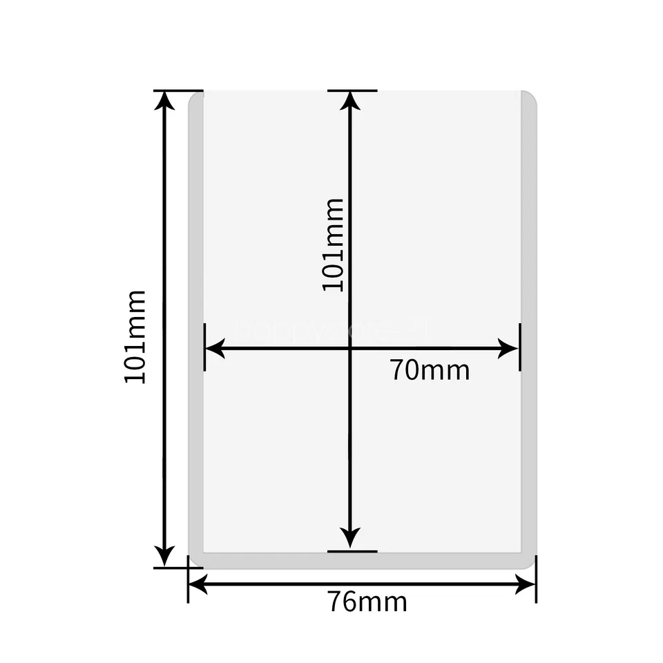 100x Toploader 35PT /1000x Penny Sleeves Top Loader Card Protector Ultra Pokemon - image 3 of 4