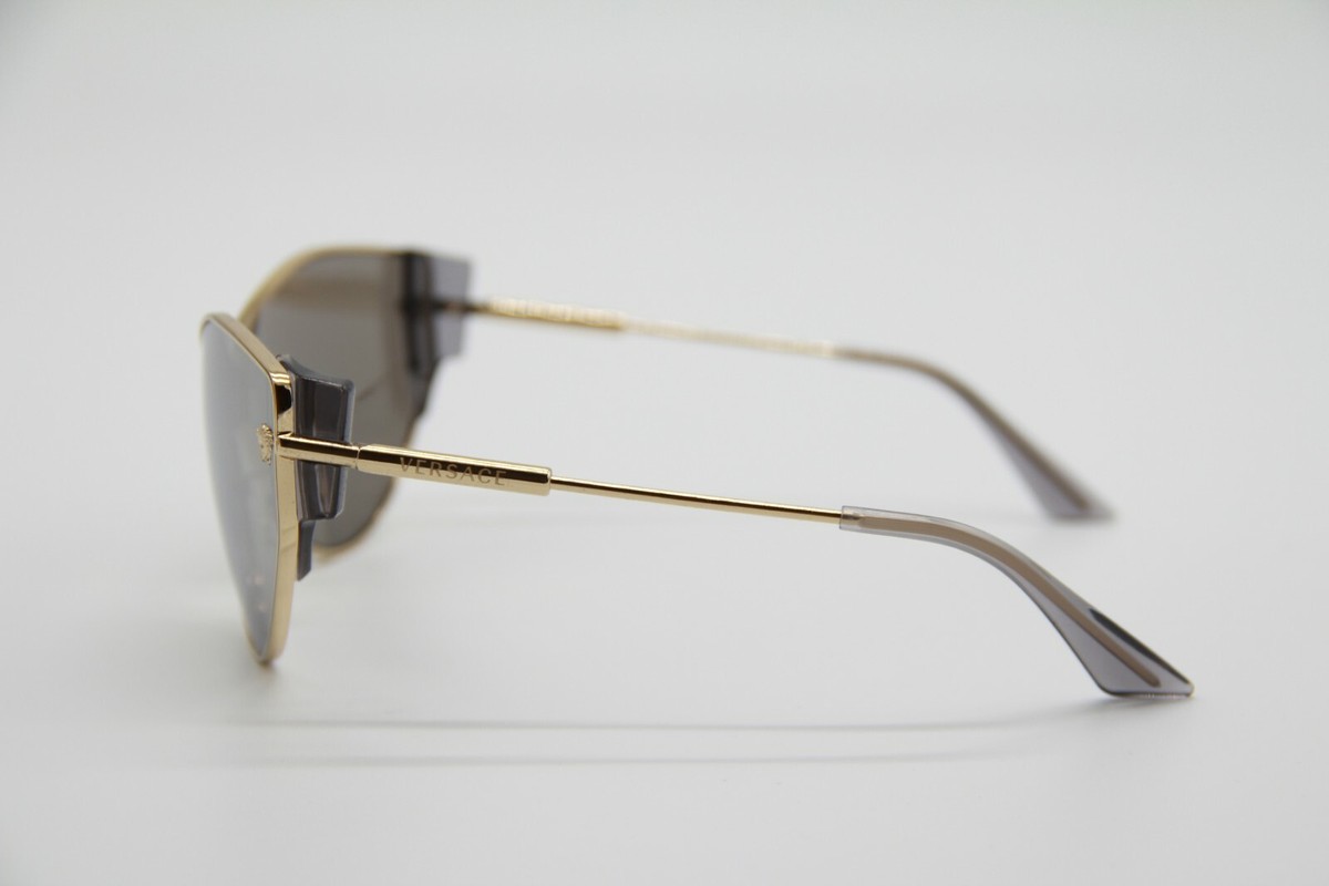 NEW VERSACE VE2239 1252/6G WOMEN\'S SUNGLASSES VE 2239 SILVER MIRROR MOD 2239 NEW VERSACE VE2239 1252/6G SUNGLASSES VERSACE VE 2239 SILVER main image 2